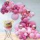 97pc Balloon Arch Kit - Metallic Gold, Hot Pink, Light Pink & Baby Pink Balloon Set